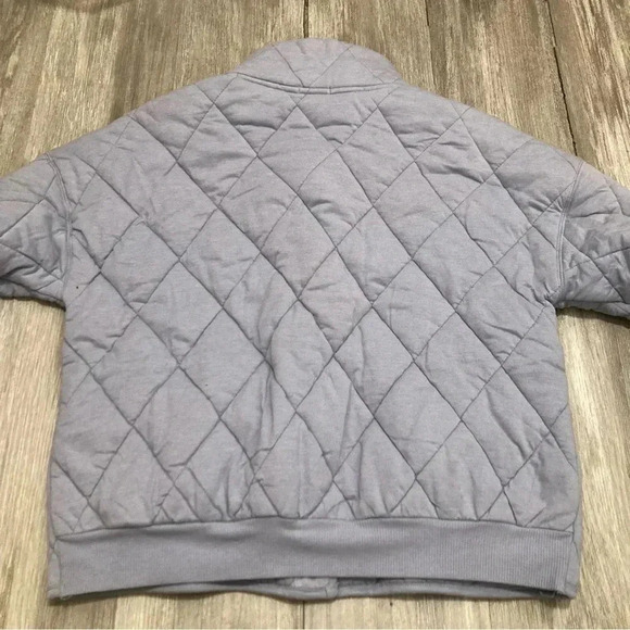 Wild Fable Women's Quilted Puffer Jacket Full‎ Zip Light Blue Size L - Picture 8 of 8